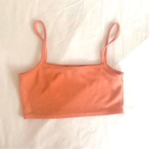 Small ribbed crop top